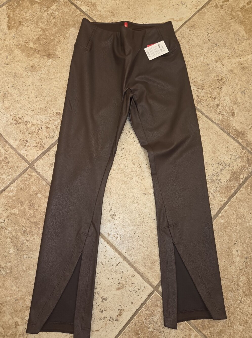 SPANX Women's Faux-Leather Leggings NWT